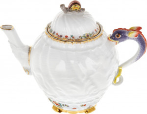 73352 Meissen Чайник 0,65л "Лебединый сервиз" (индийские цветы) Фарфор, Керамика