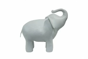 Пуфик "Слон" белый EUROSON ЖИВОТНЫЕ 126133 Белый