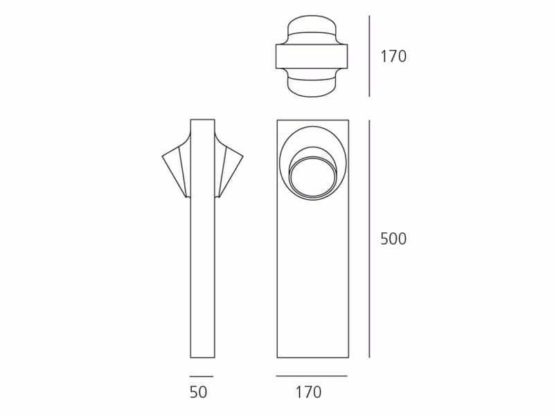 Литой алюминиевый светодиодный светильник Artemide Циклоп ARCH-00034815 - Вид №6