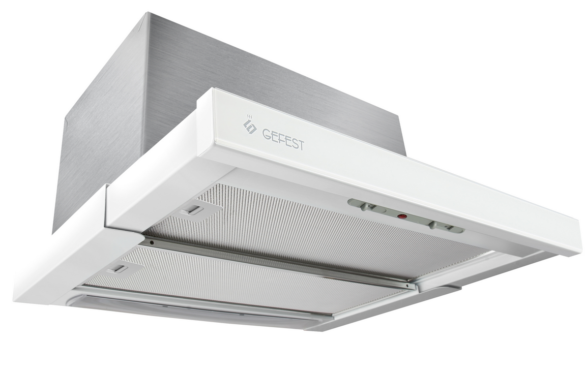 1182177 Вытяжка телескопическая Gefest FEST ВО 4501 К12 белый/белый STDN-0077939