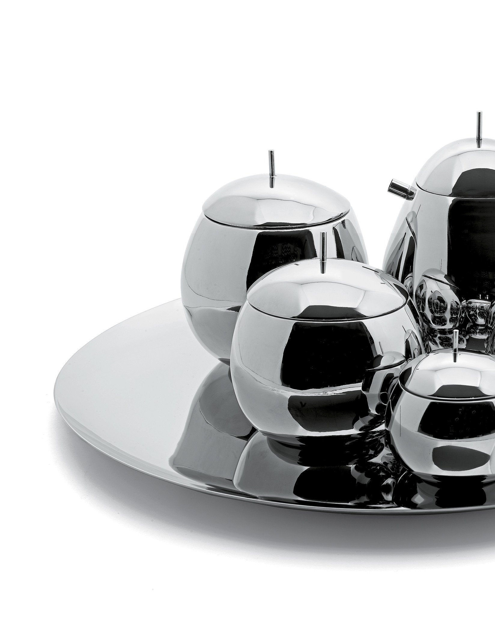 Круглый поднос Alessi Корзина с фруктами SAN03 - Вид №1