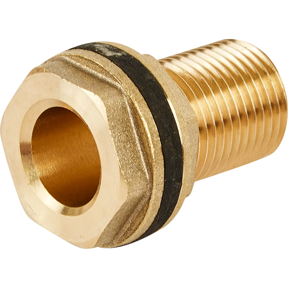 Штуцер для бочки BOUTTE 1/2" латунный с наружной резьбой 87271023 STLM-0956770 - Вид №1