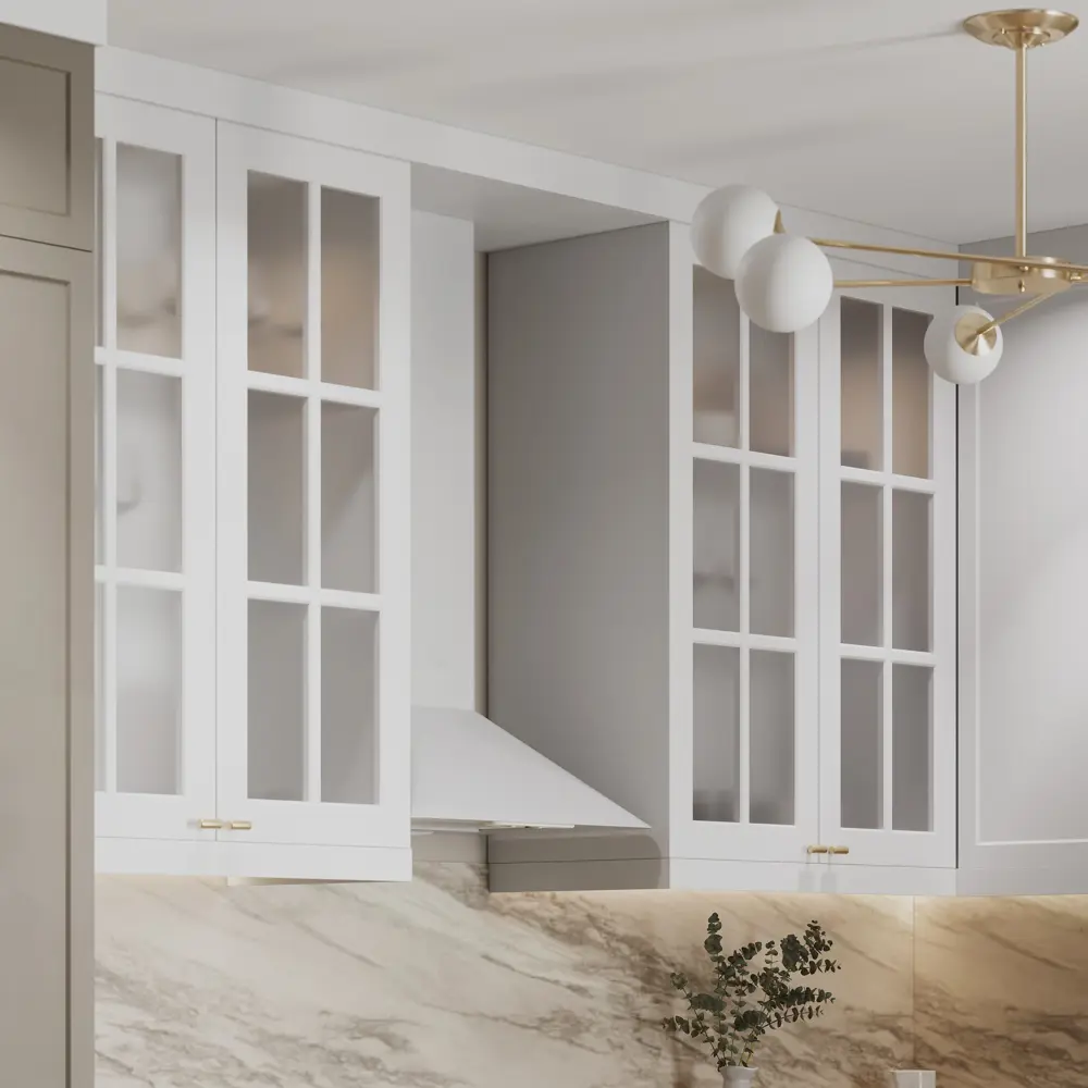 Фальшпанель для кухонного шкафа Ньюпорт 10x77 см KONSENSA МДФ цвет топо Ньюпорт Топо STLM-2117666 - Вид №9