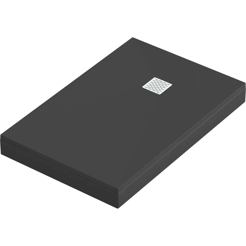 Santreyd Marble - душевой поддон из литьевого мрамора 80×120 см черный 89391638 STLM-1433831