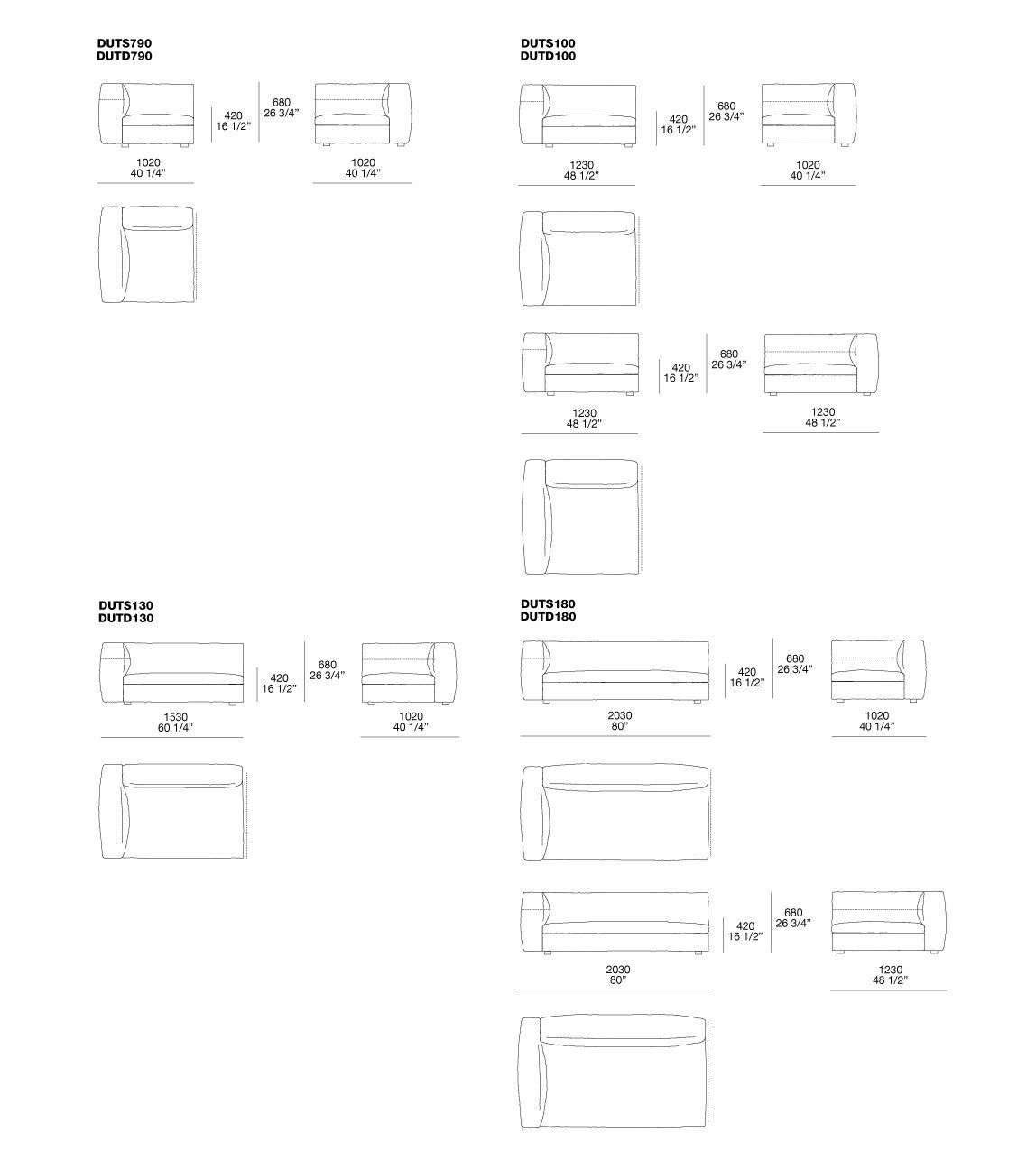 Угловой диван из ткани Poliform ARCH-00067565 - Вид №7