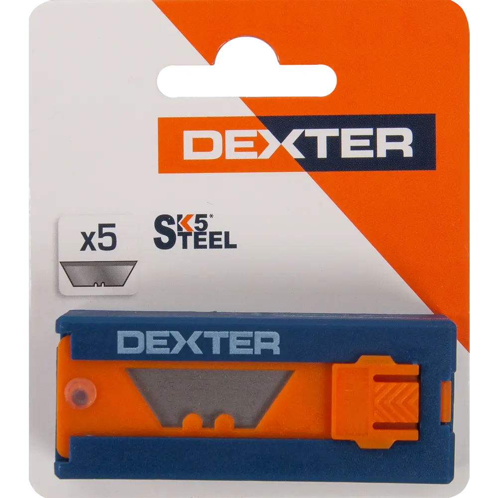 Лезвия для ножа трапециевидные Dexter 19 мм, 5 шт STLM-2018381 - Вид №1