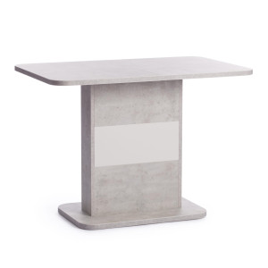 Стол Smart прямоугольник 105х75 см лдсп цвет бетон/белый TETCHAIR Modern