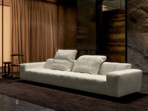 4-местный тканевый линейный диван