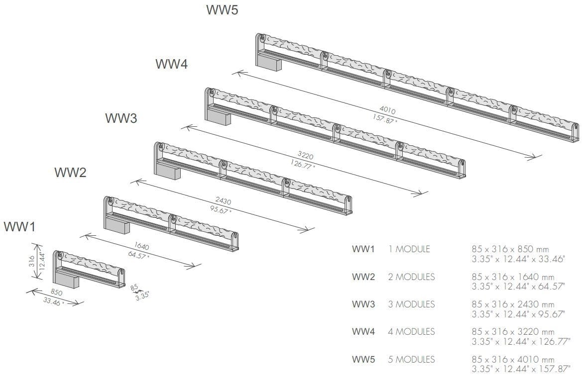 Кинетическая декоративная настенная лампа WAW COLLECTION BE EARTH ARCH-00011117 - Вид №6