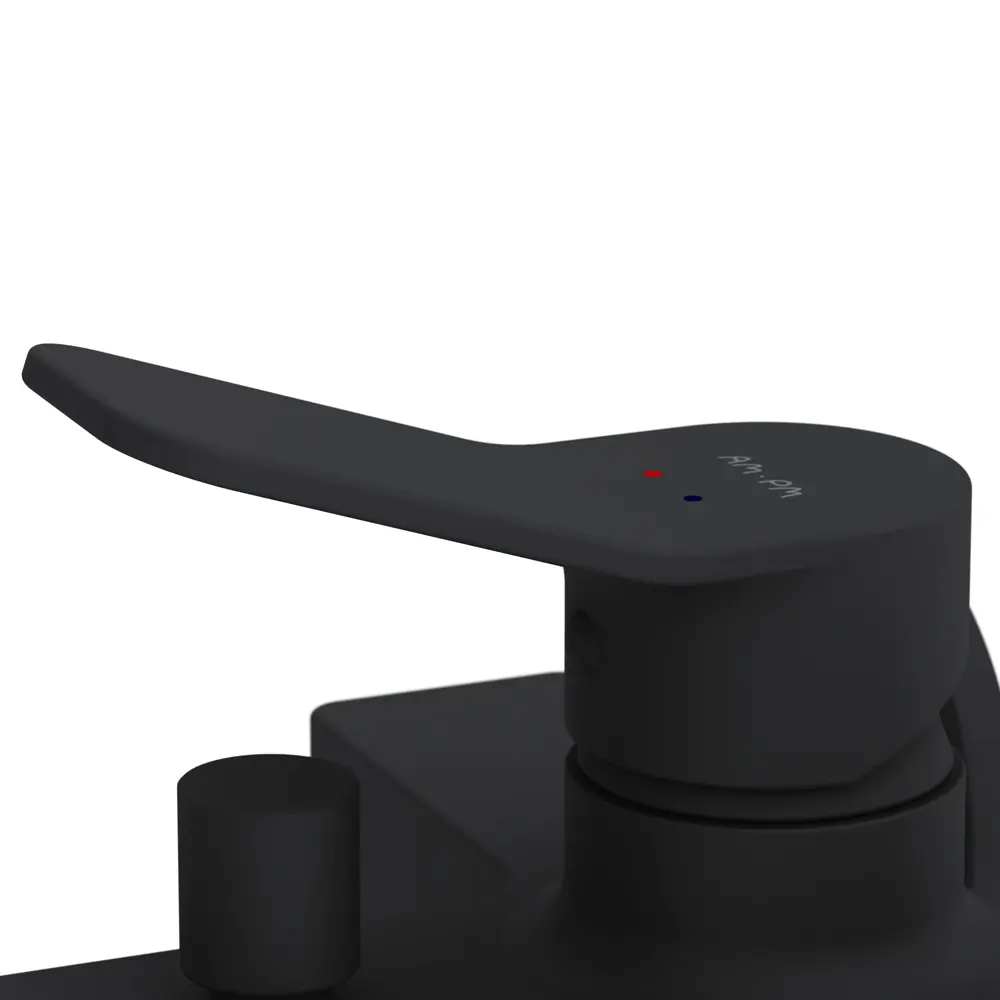 Смеситель для ванны и душа Am.Pm Moxie, цвет черный матовый STLM-2164809 - Вид №2