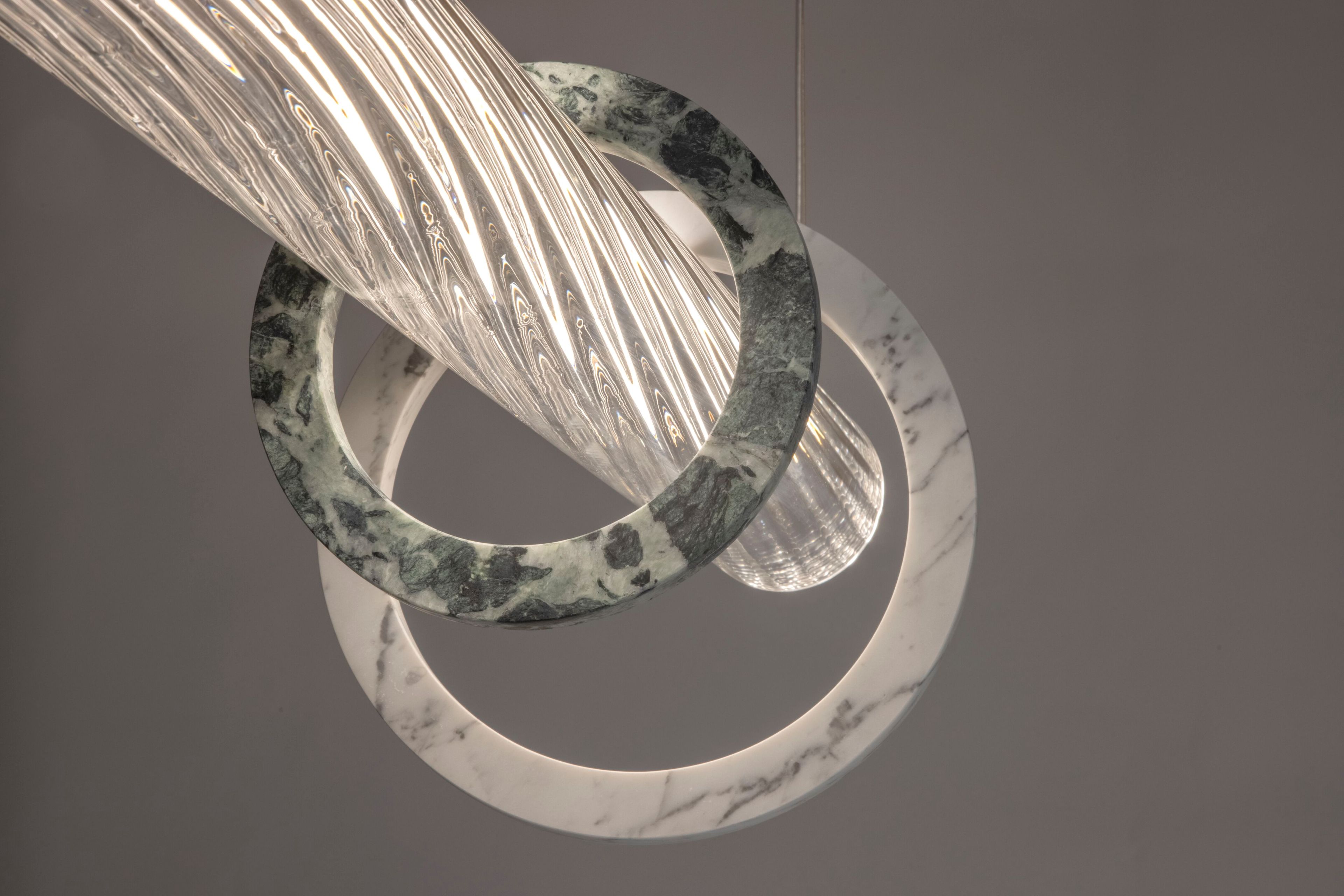 Стеклянный подвесной светильник Patrizia Volpato ORBITE ARCH-00141639 - Вид №17