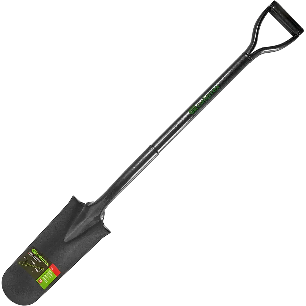 Лопата траншейная Сибртех 115 см сталь с черенком STLM-2167946