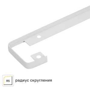 Планка соединительная Т-образная R5 60x3.8 см для столешницы 3.8 см цвет белый