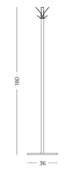 Металлическая напольная вешалка Made Design ECO 2 ARCH-00046204 - Вид №3