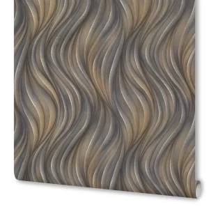 Обои флизелиновые Артекс Эфес темно-серые 1.06 м 10692-05