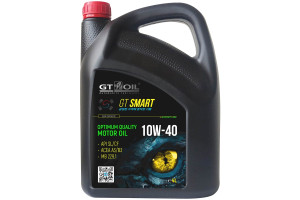 18835896 Масло Smart SAE 10W-40 API SL/CF, 4 л 8809059408872 GT OIL