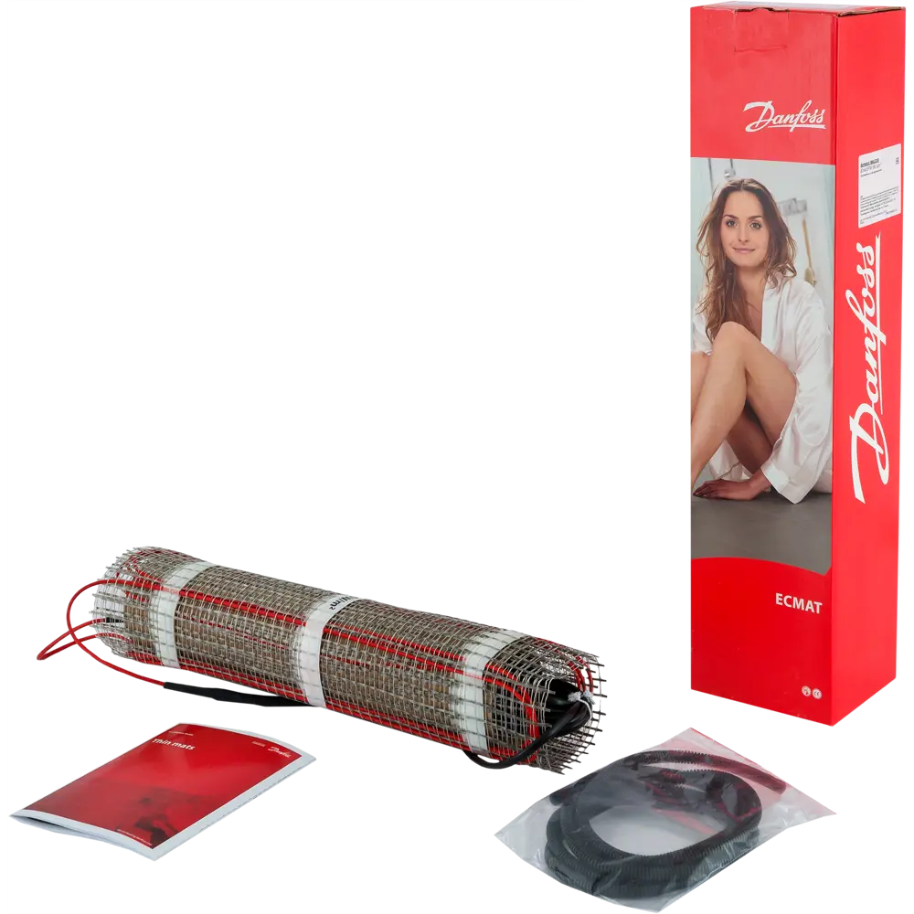 Нагревательный мат для теплого пола Danfoss ECmat 150T 4 м², 600 Вт STLM-2015264 - Вид №2