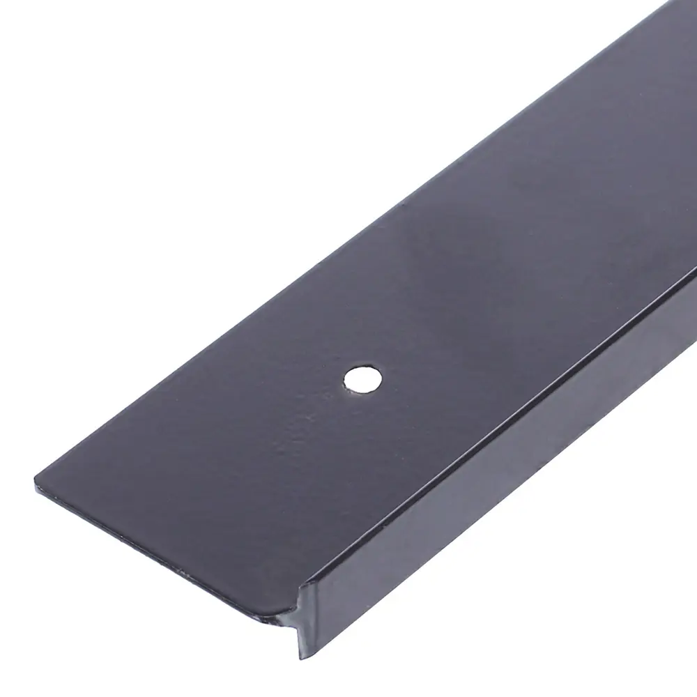 Планка для столешницы угловая, 38 мм, металл, цвет чёрный Santreyd STLM-2015843 - Вид №1