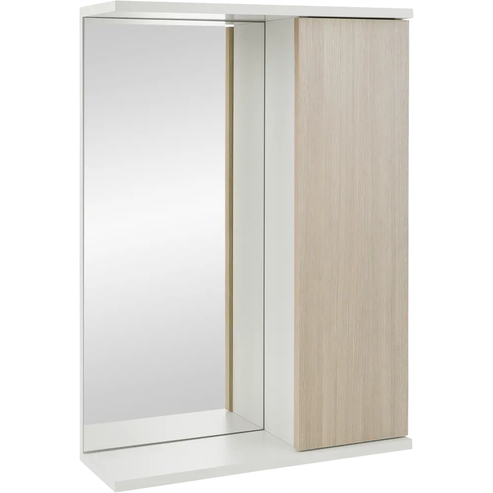 Шкаф зеркальный подвесной «Эстер» 50x72 см цвет бежевый Santreyd STLM-2079459 - Вид №1