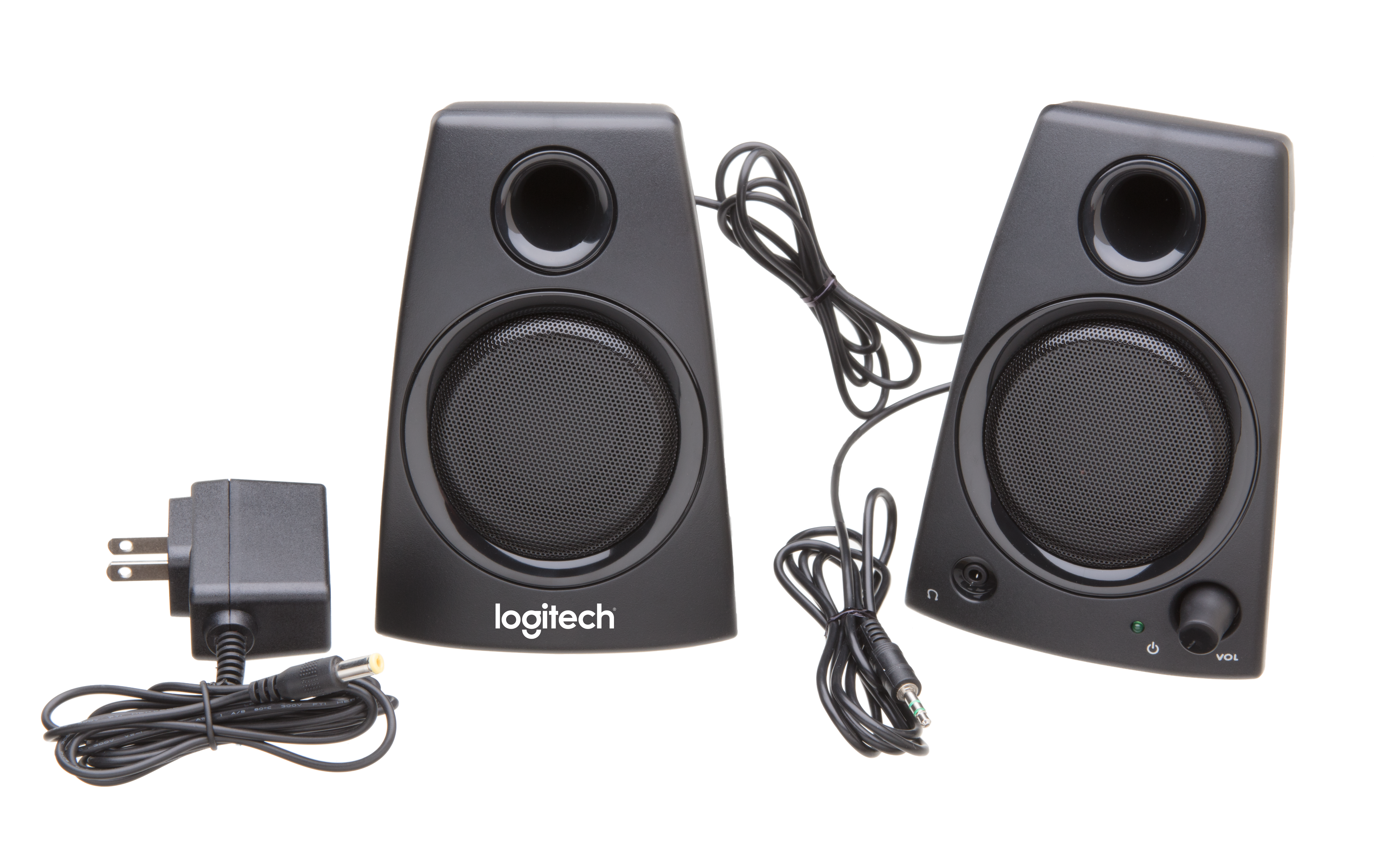 980-000418 Speaker system 2.0 z-130, 2*2.5w, black Logitech Santreyd  - Вид №4