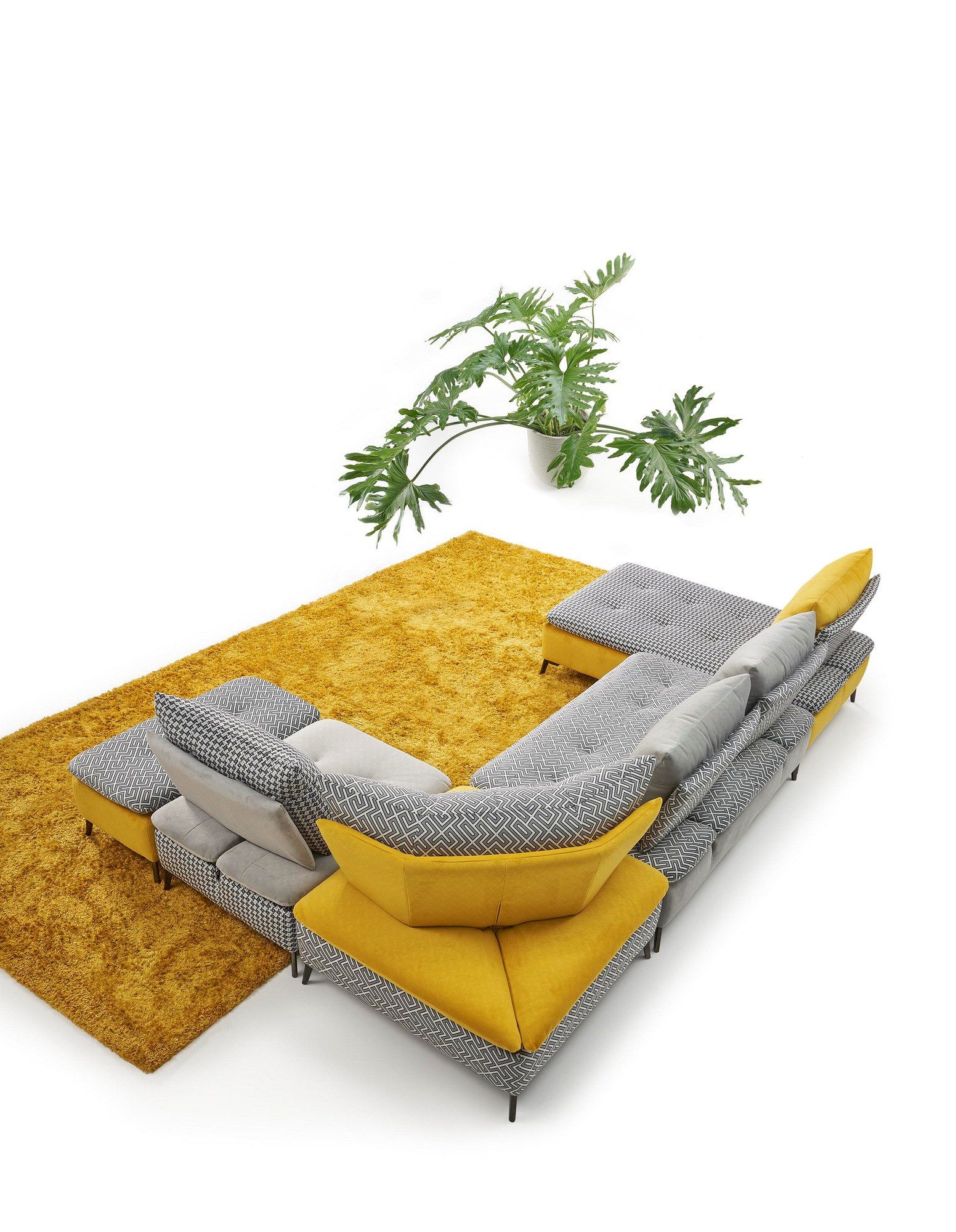 Модульный тканевый диван AERRE ITALIA SCARLET ARCH-00109417 - Вид №6