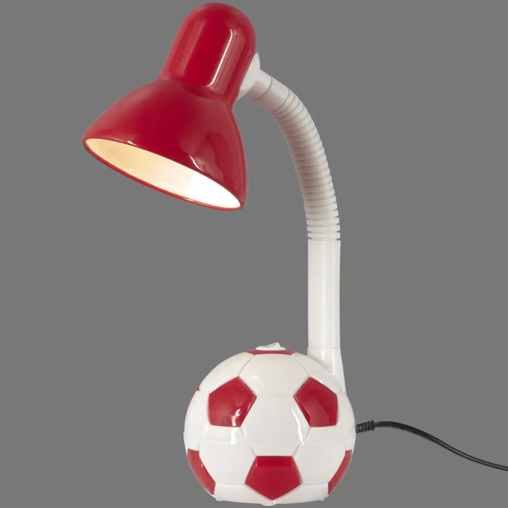 Лампа настольная Мяч E27 40 Вт цвет бело-красный CAMELION STLM-2146148 - Вид №1
