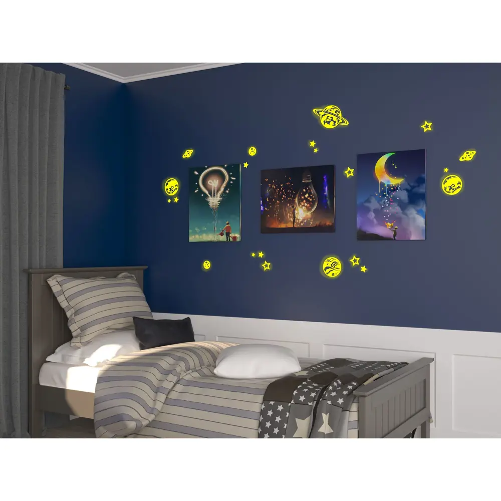 Наклейка «Светящиеся планеты» Витера Santreyd STLM-2129223 - Вид №4