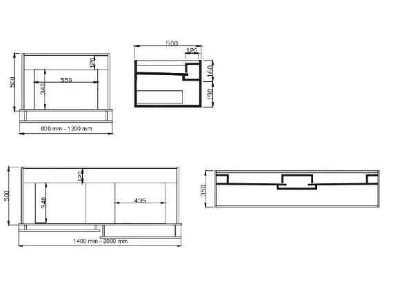 Прямоугольная мраморная раковина с ящиками MOMA Design Hedonist ARCH-00030534 - Вид №2