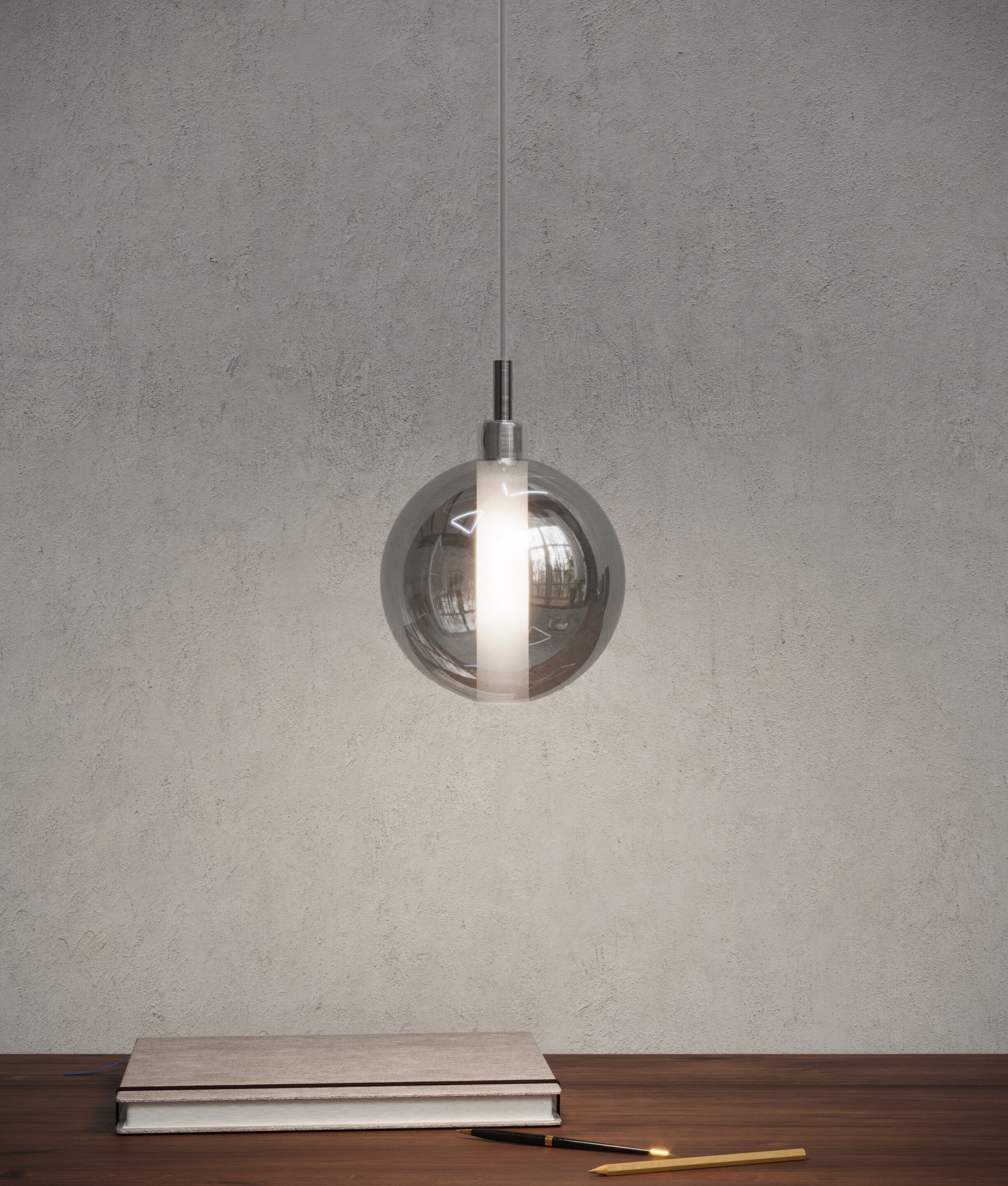 Металлический подвесной светильник из боросиликатного стекла Cangini & Tucci затмение ARCH-00069899 - Вид №3