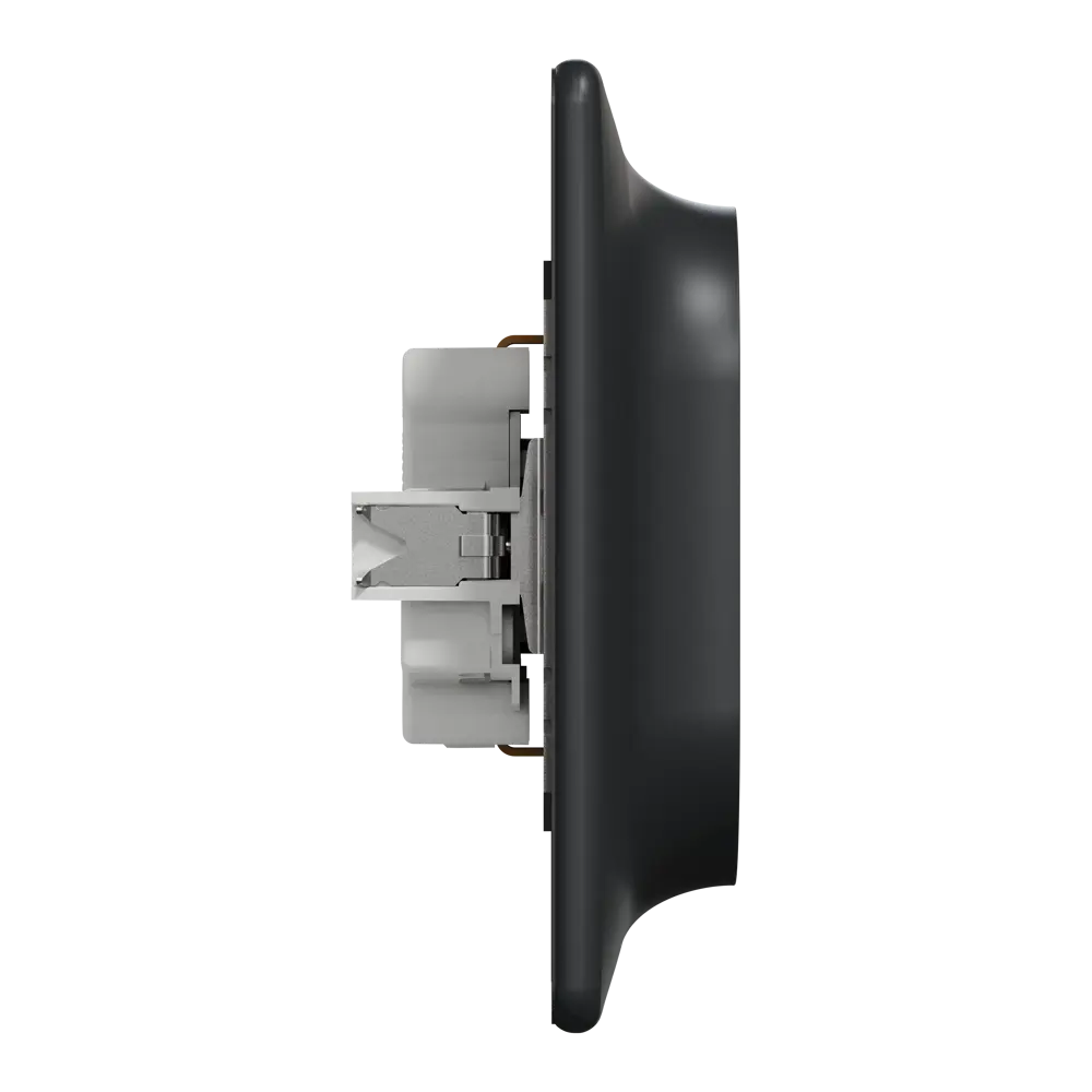 Розетка двойная встраиваемая Systeme Electric Sedna Design с заземлением, цвет антрацит STLM-2153035 - Вид №3