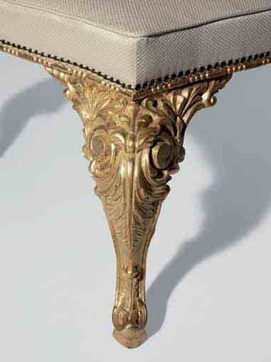 Пуф с деревянными ножками OAK Галерея ARCH-00139000