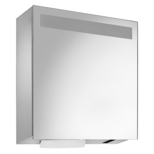 727891 Зеркальный шкаф комбинированный мыло/бумага (сенсор) WP650e WAGNER_EWAR