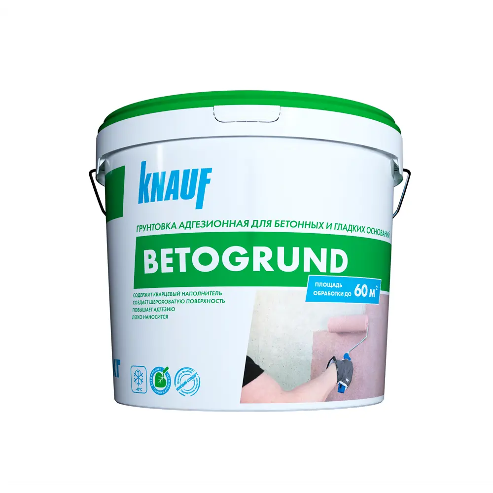 Knauf Бетогрунд F - адгезионная грунтовка для сложных поверхностей 15 кг 86759456 STLM-1569916