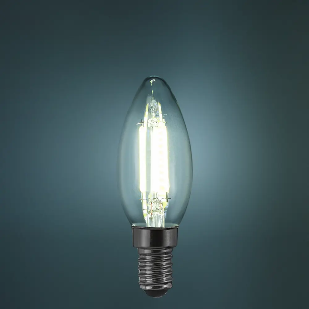 Лампа светодиодная Osram В E14 220/240 В 4 Вт свеча 470 лм холодный белый свет STLM-2201726 - Вид №2