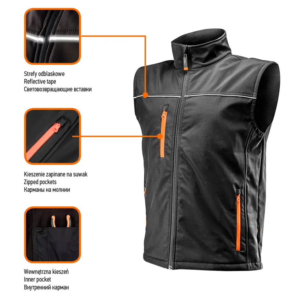 Жилет светоотражающий Neo Softshell, размер XL 82775391 STLM-2040182 Neò  - Вид №1