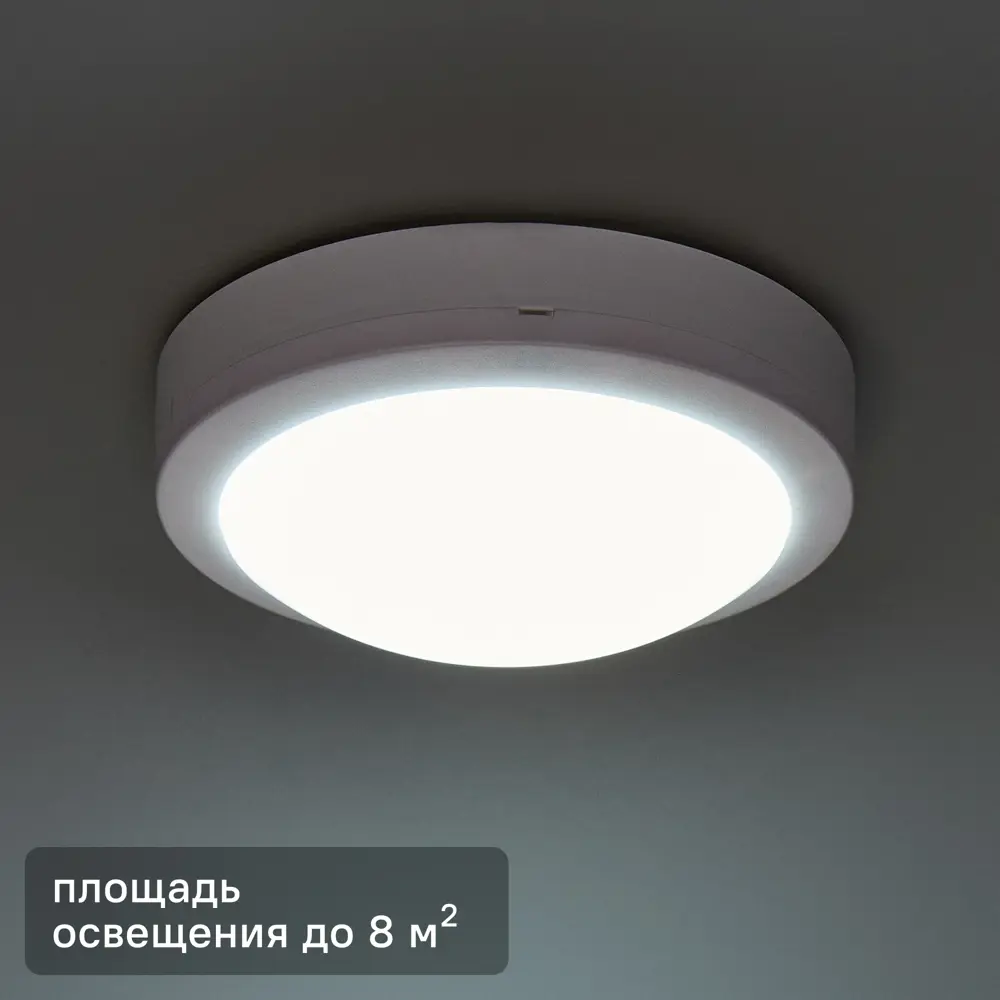 Светильник настенный светодиодный влагозащищенный Elektrostandard LTB51 8 м² холодный белый свет цвет белый STLM-2098289