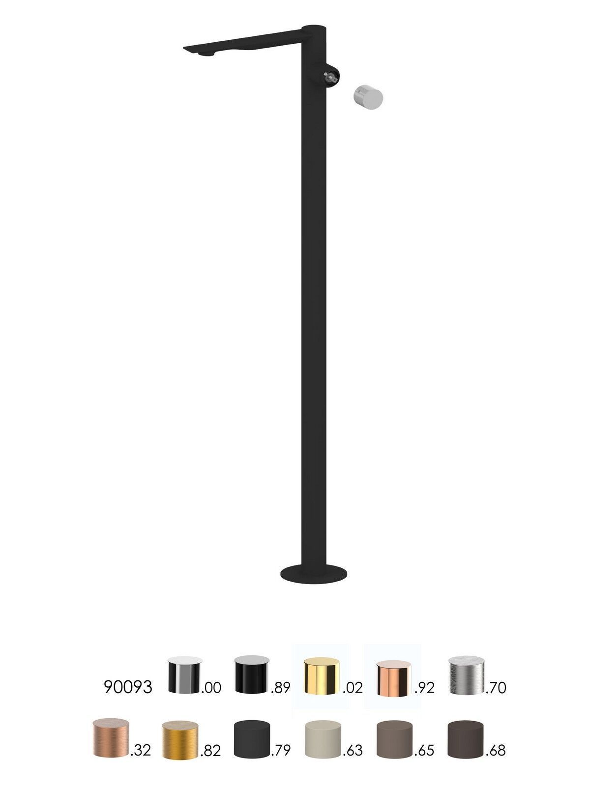 Однорычажный смеситель для раковины без стока Rubinetterie Frattini Narciso S ARCH-00128883 - Вид №12