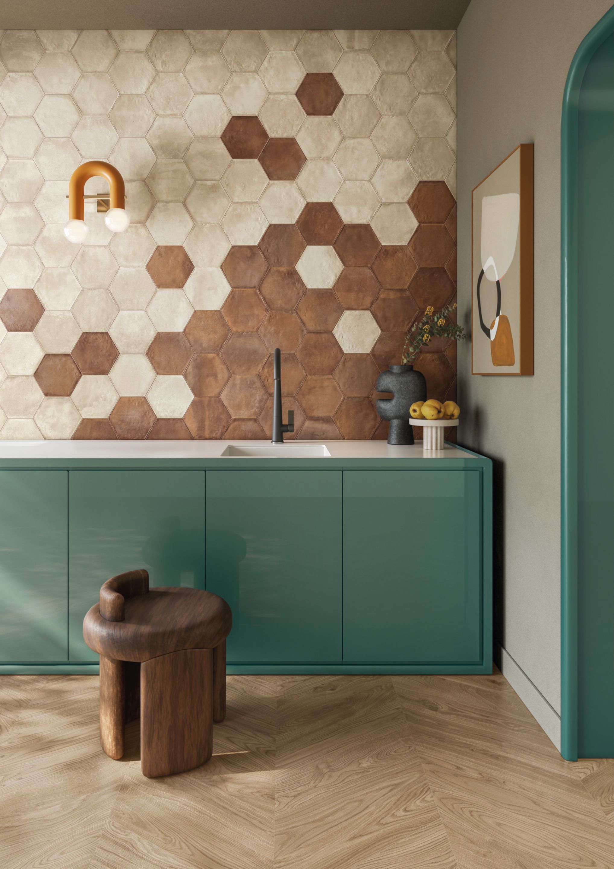 Керамогранит с эффектом терракоты EmilCeramica формы ARCH-00126736 - Вид №1