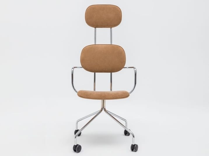 Офисное кресло из ткани с подлокотниками на насесте MDD New School ARCH-00017070