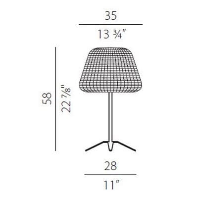 Ротанг настольная лампа Panzeri Ralph ARCH-00048921 - Вид №4
