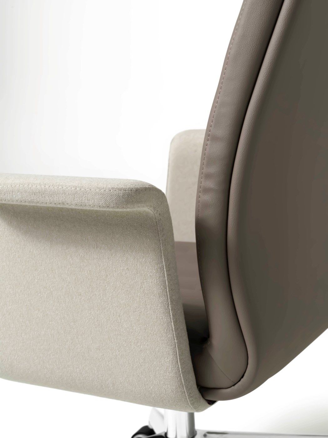 Регулируемое по высоте офисное кресло из искусственной кожи с колесами Diemme Артур ARCH-00091744 - Вид №5