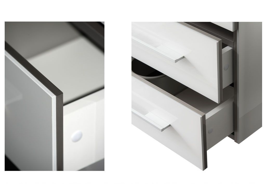 Тумба под раковину Aquanet Верона 58 белый (напольная 1 ящик 2 дверцы) sun-id-270469 - Вид №3