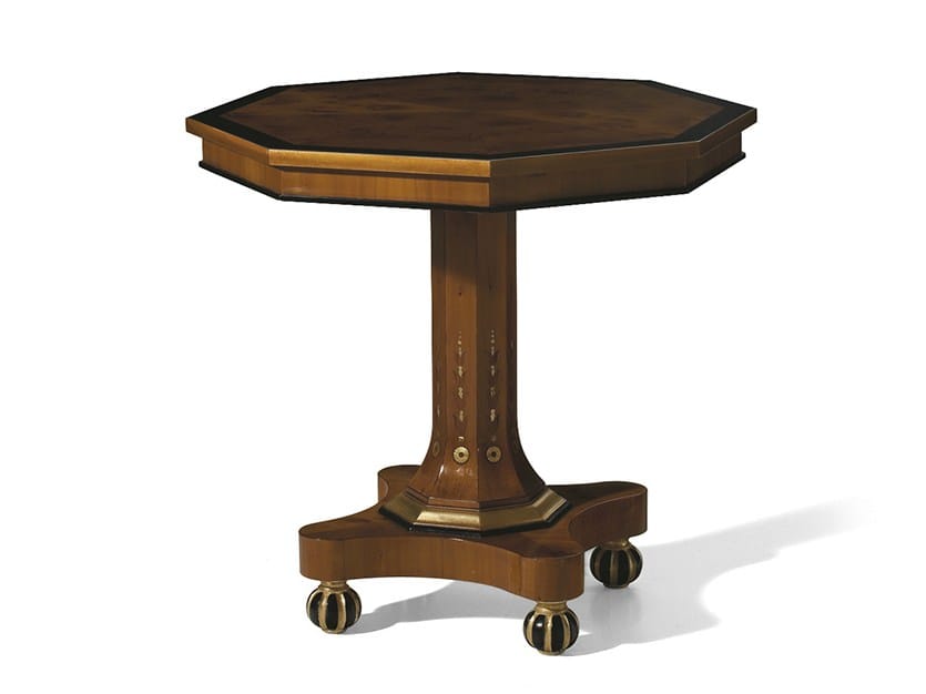 Журнальный столик из тиса и розового дерева OAK Галерея ARCH-00057069