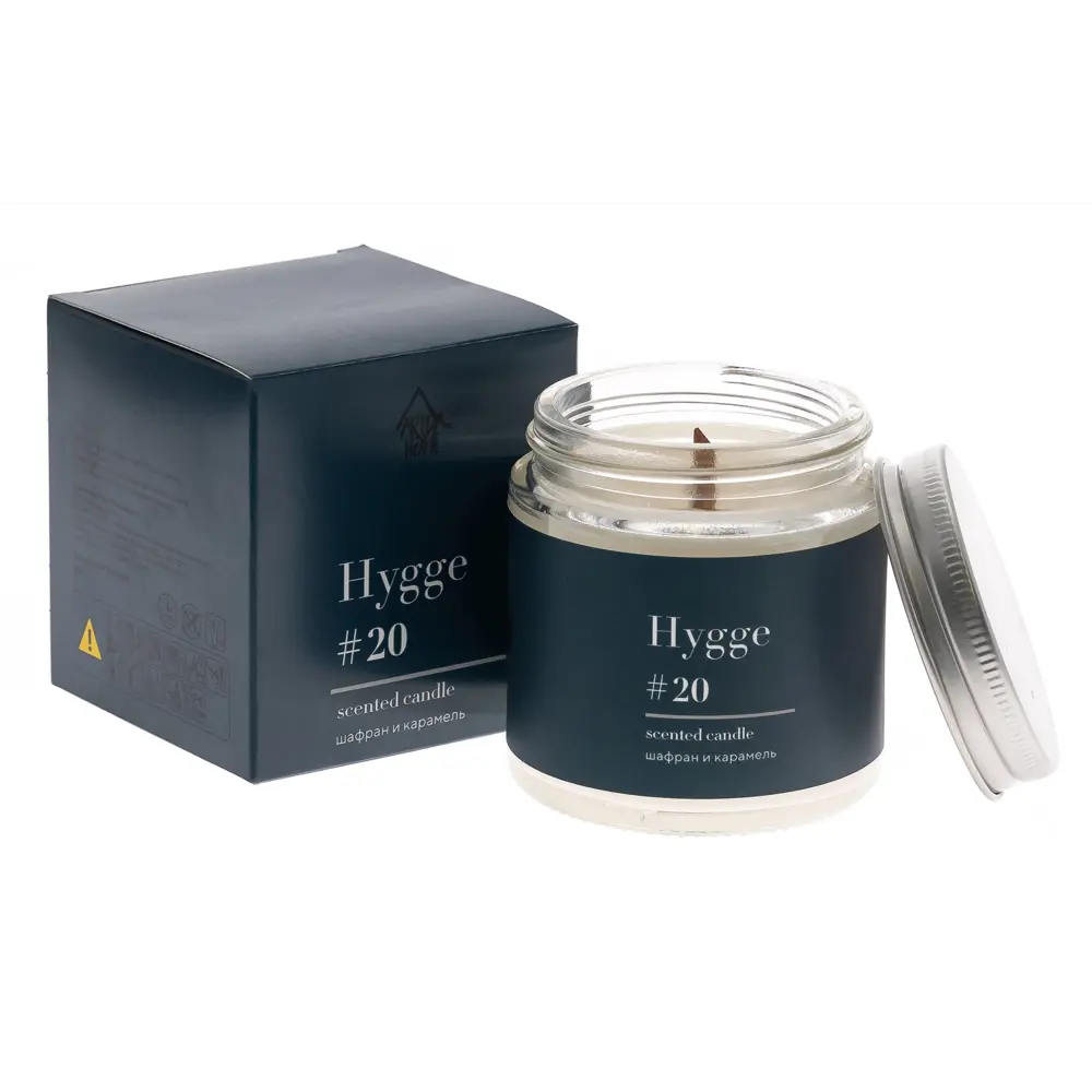 Свеча в стакане ароматизированная Arida Home Hygge N20 Шафран и карамель STLM-2115058