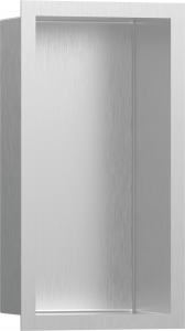 56094800 XtraStoris Individual Wall ниша из матовой нержавеющей стали с дизайнерской рамой 300/150/100 Hansgrohe