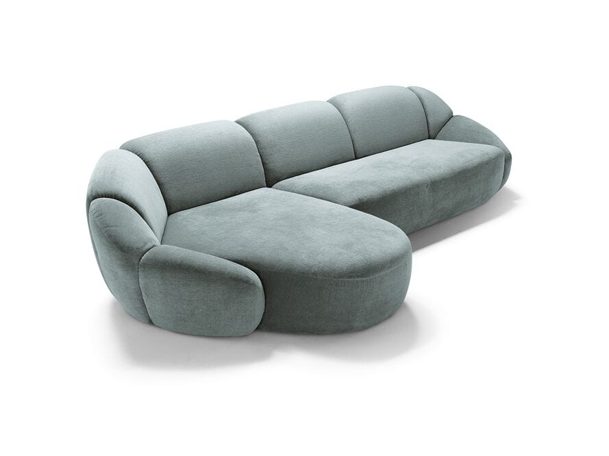 Тканевый диван с полуостровом Max Divani PANUMA ARCH-00112424 - Вид №1