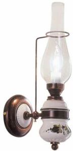 FERROLUCE Настенный керамический светильник с фиксированным кронштейном Pompei C560