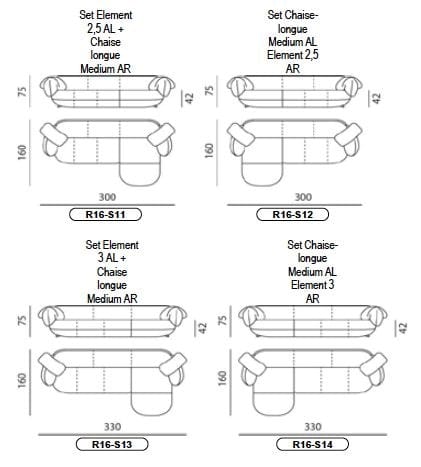 Тканевый диван с полуостровом LEOLUX LX LXR16 ARCH-00134684 - Вид №2