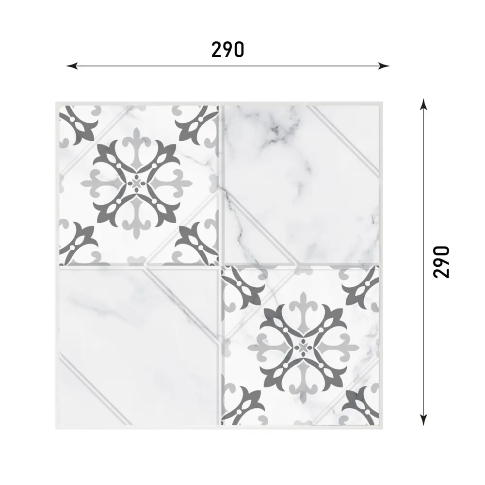 Santreyd: Стеновые панели ПВХ Мрамор французский для элегантного интерьера 89390647 STLM-1455239 - Вид №6