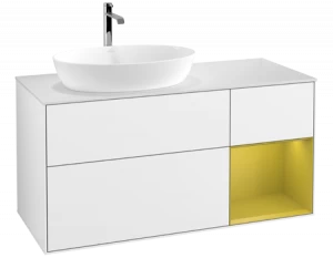 Villeroy&Boch Тумба под раковину Прямоугольная версия F811HEGF Finion Glossy White Lacquer